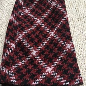 Plaid mini skirt
